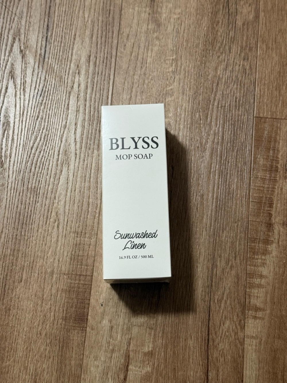Blyss Mop Soap 16.9 Fl Oz in Box  - Brand New In Packaging  - Sunwashed Linen